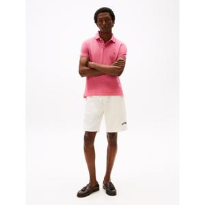 Tommy Hilfiger Slim Fit Tipped Pink Alert Polo Shirt
